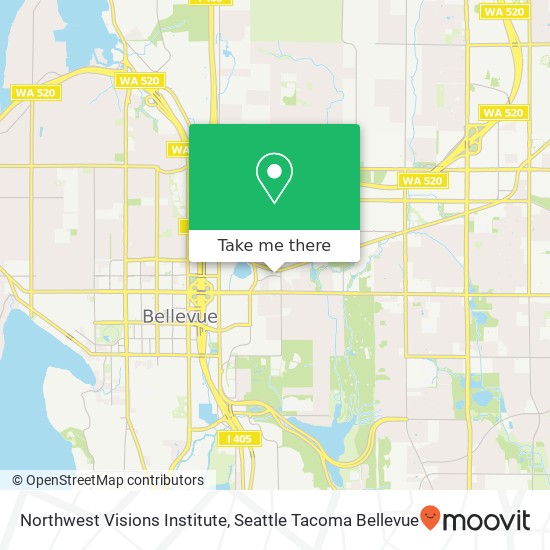 Northwest Visions Institute map