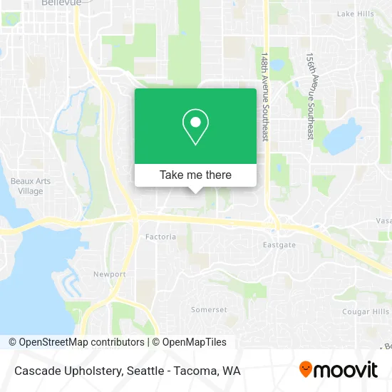 Cascade Upholstery map