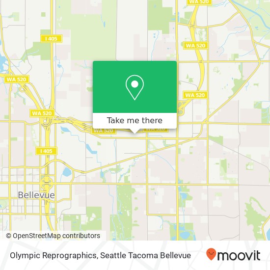 Olympic Reprographics map