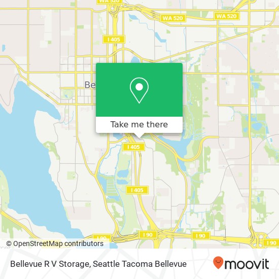 Mapa de Bellevue R V Storage