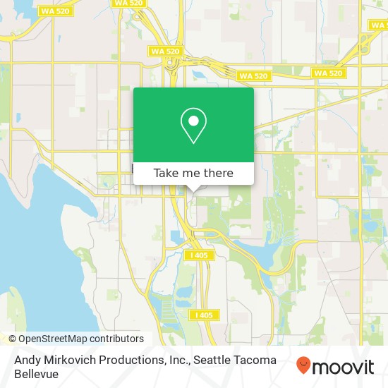 Andy Mirkovich Productions, Inc. map