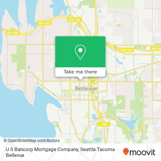 U S Bancorp Mortgage Company map