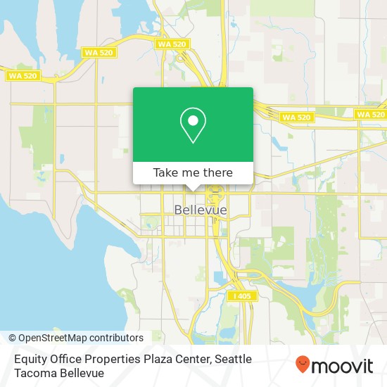 Equity Office Properties Plaza Center map