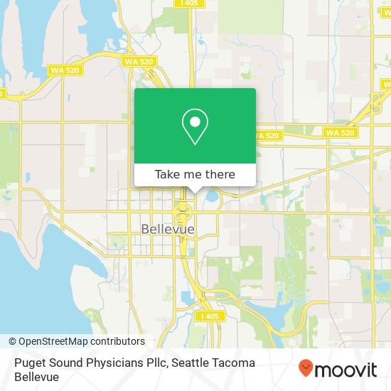 Mapa de Puget Sound Physicians Pllc