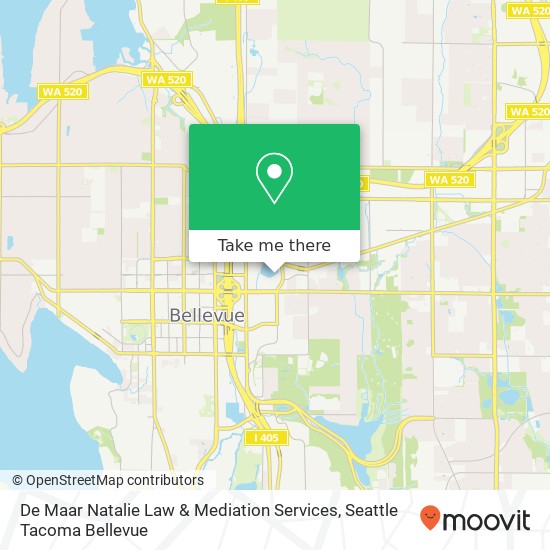 Mapa de De Maar Natalie Law & Mediation Services