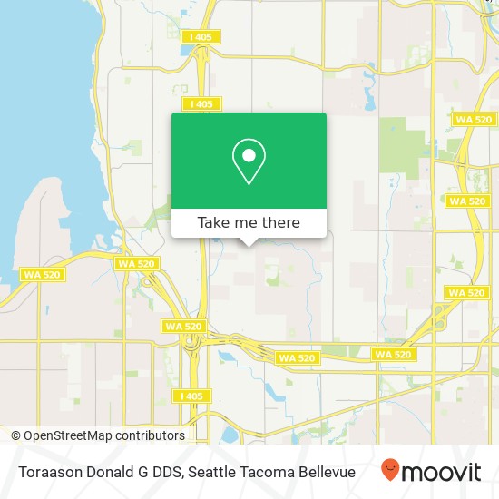 Toraason Donald G DDS map