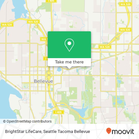 BrightStar LifeCare map