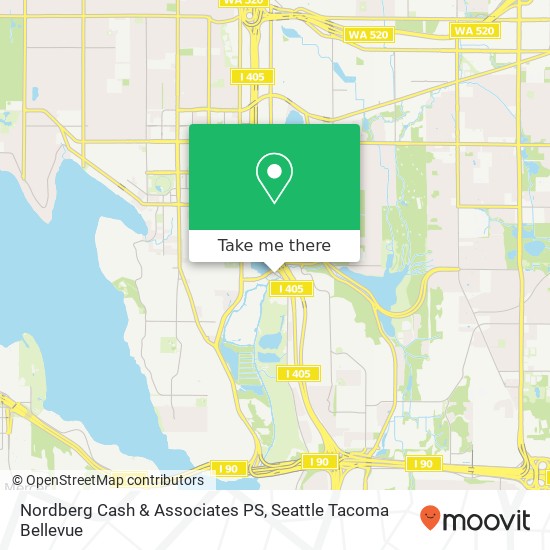 Nordberg Cash & Associates PS map