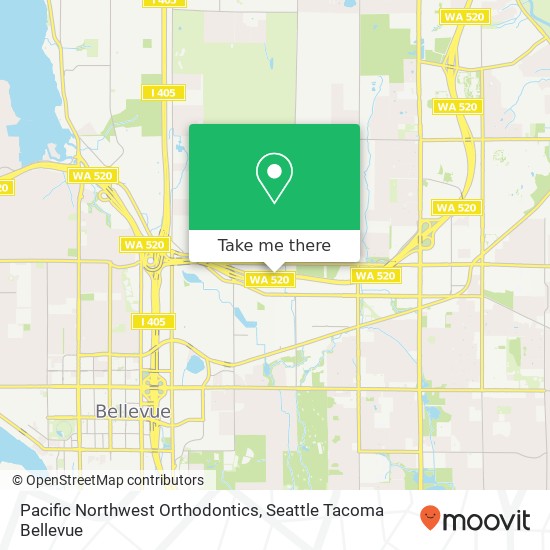 Pacific Northwest Orthodontics map