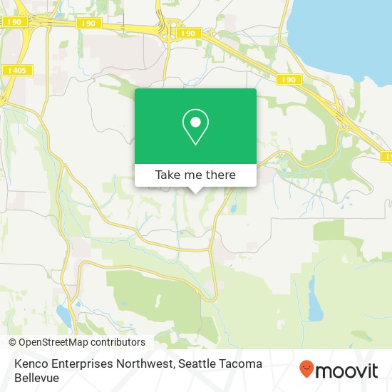 Kenco Enterprises Northwest map