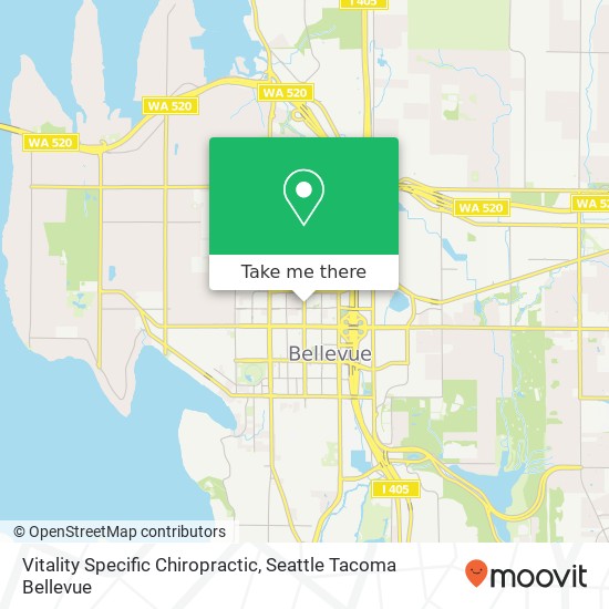 Vitality Specific Chiropractic map