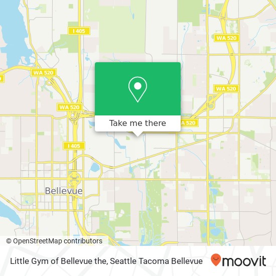 Mapa de Little Gym of Bellevue the