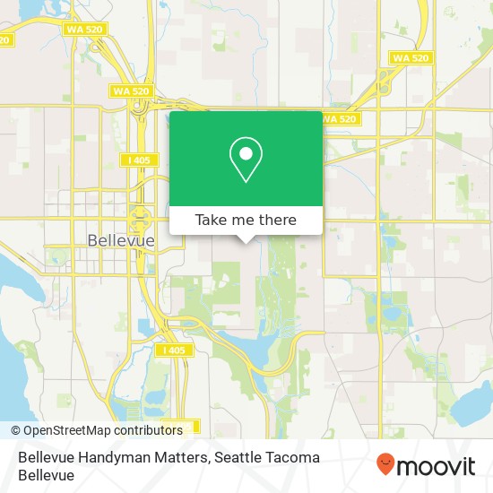 Mapa de Bellevue Handyman Matters