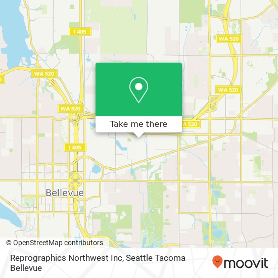 Reprographics Northwest Inc map