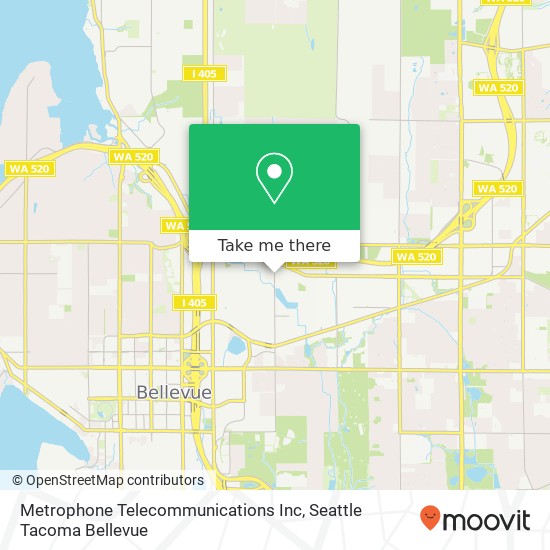 Mapa de Metrophone Telecommunications Inc