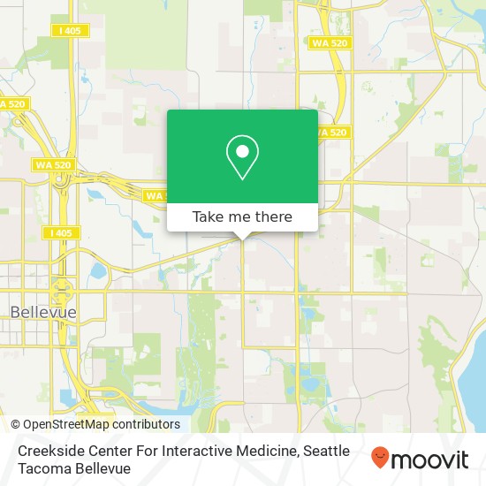 Mapa de Creekside Center For Interactive Medicine