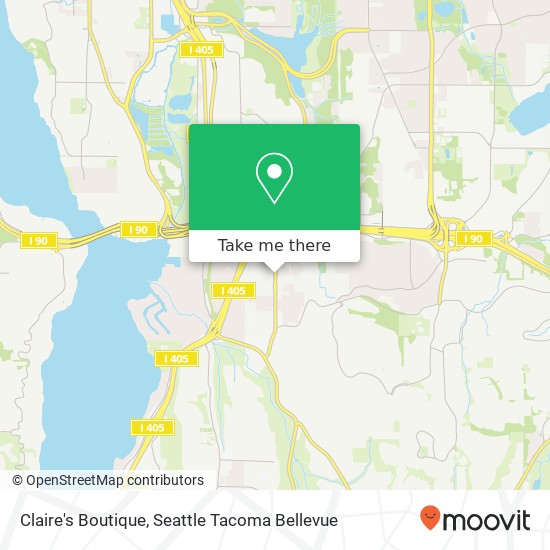 Claire's Boutique map