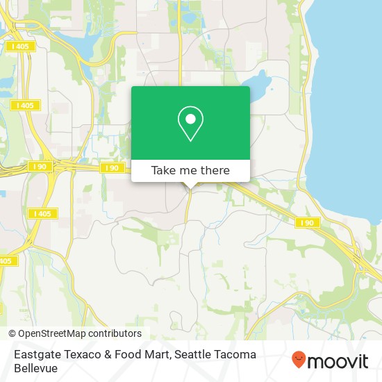 Eastgate Texaco & Food Mart map