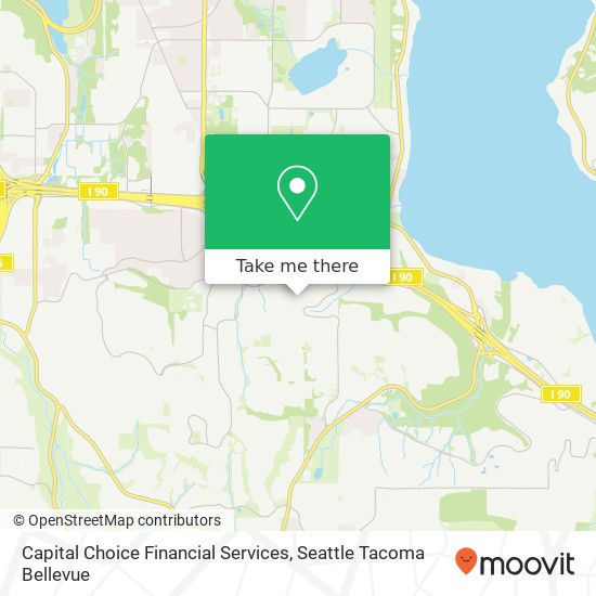 Capital Choice Financial Services map
