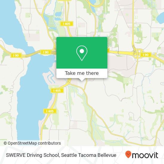 SWERVE Driving School map