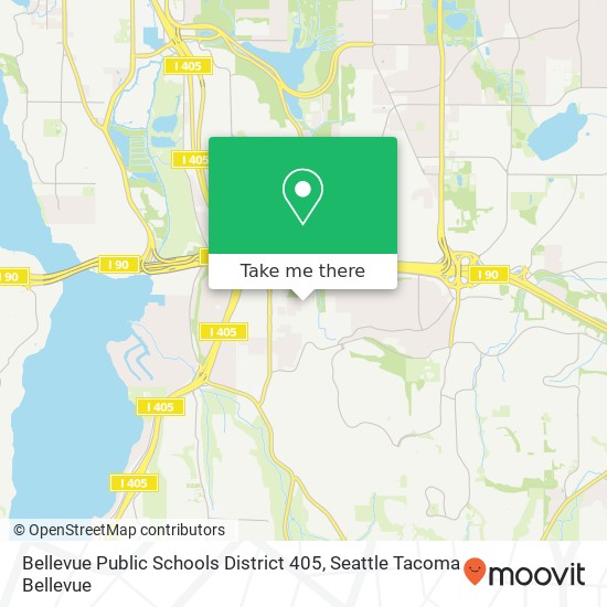 Bellevue Public Schools District 405 map