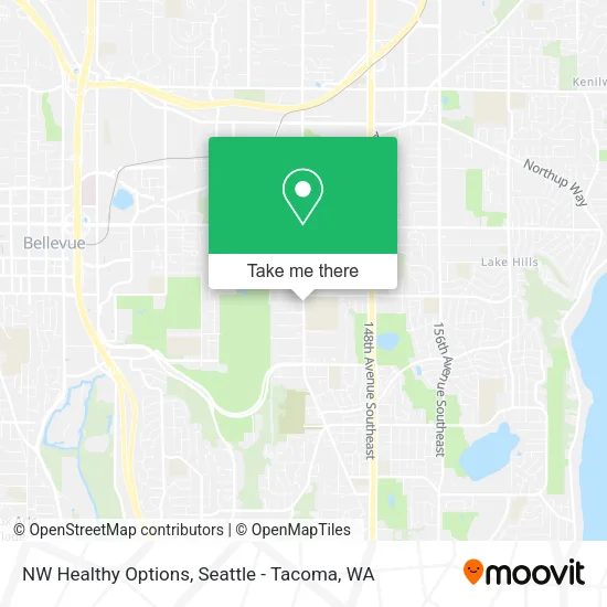 NW Healthy Options map