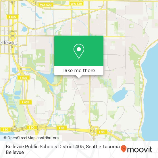 Bellevue Public Schools District 405 map