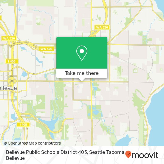 Mapa de Bellevue Public Schools District 405