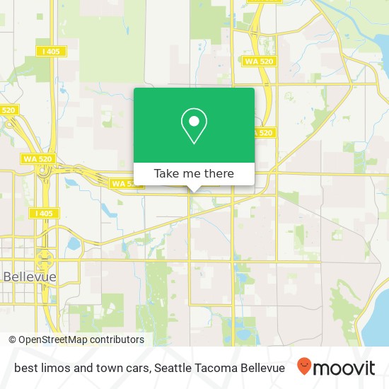 best limos and town cars map