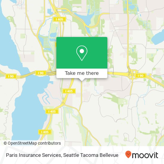 Mapa de Paris Insurance Services