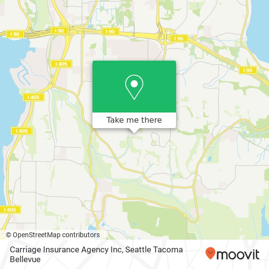 Carriage Insurance Agency Inc map