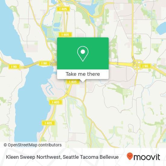 Mapa de Kleen Sweep Northwest