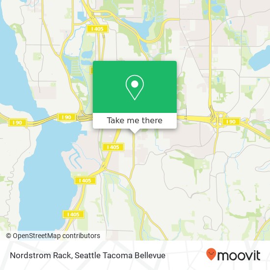 Mapa de Nordstrom Rack