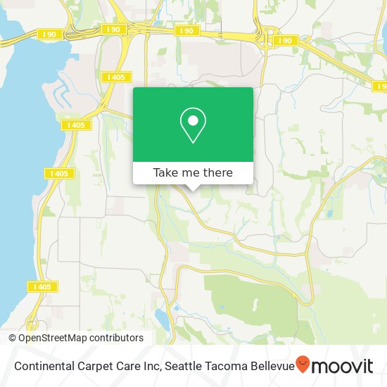 Continental Carpet Care Inc map