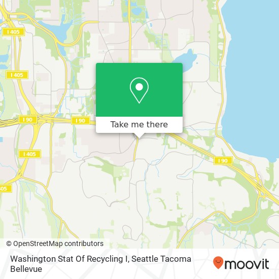 Mapa de Washington Stat Of Recycling I