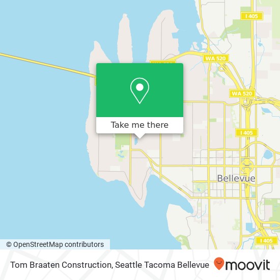 Tom Braaten Construction map