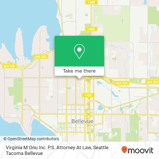 Virginia M Onu Inc. P.S. Attorney At Law map