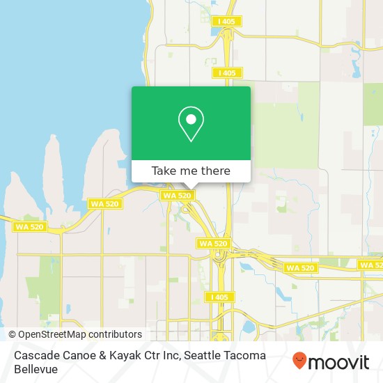 Cascade Canoe & Kayak Ctr Inc map