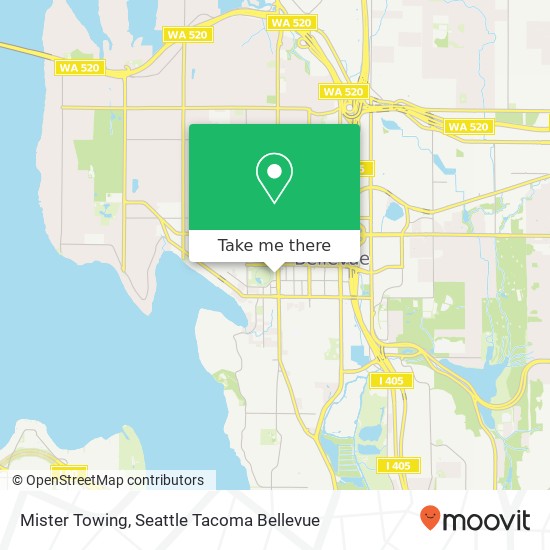 Mister Towing map