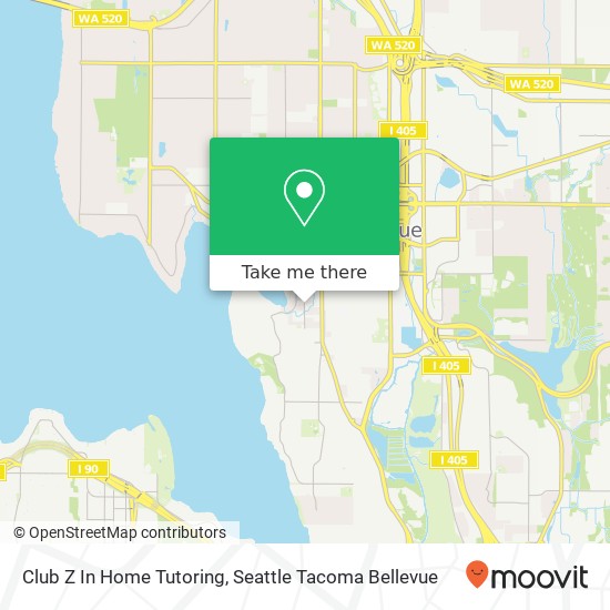 Club Z In Home Tutoring map