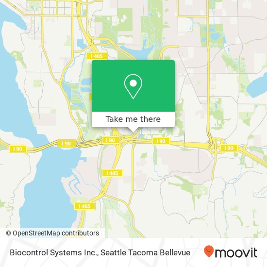 Biocontrol Systems Inc. map