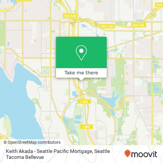 Keith Akada - Seattle Pacific Mortgage map