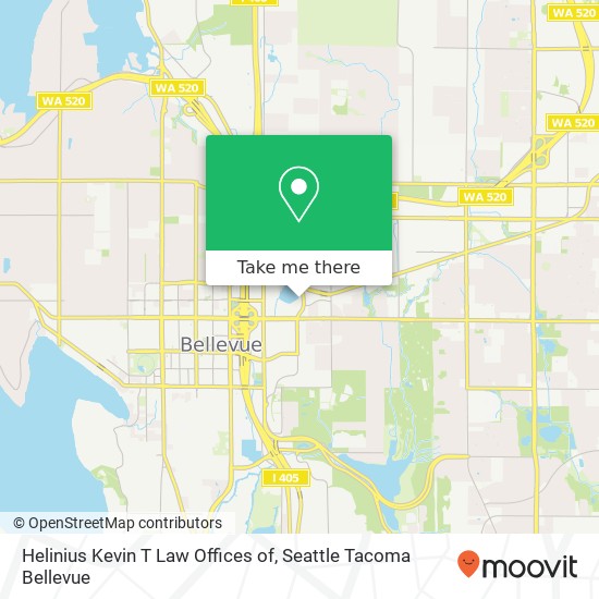 Mapa de Helinius Kevin T Law Offices of