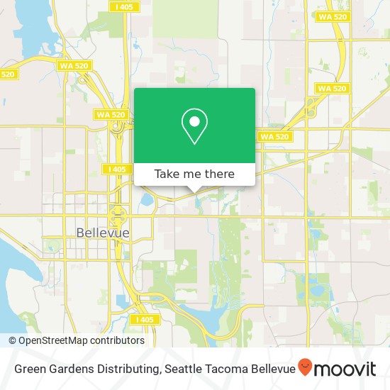 Green Gardens Distributing map