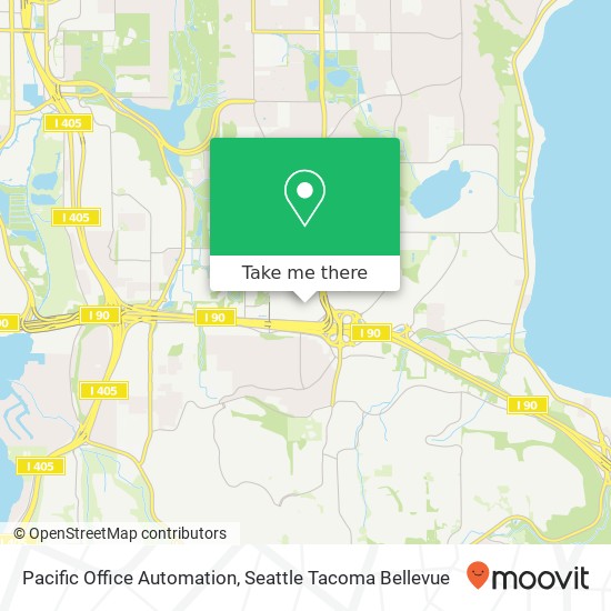 Pacific Office Automation map