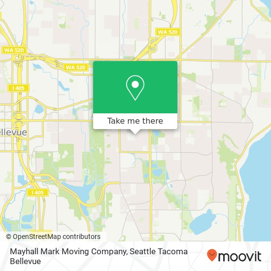 Mayhall Mark Moving Company map