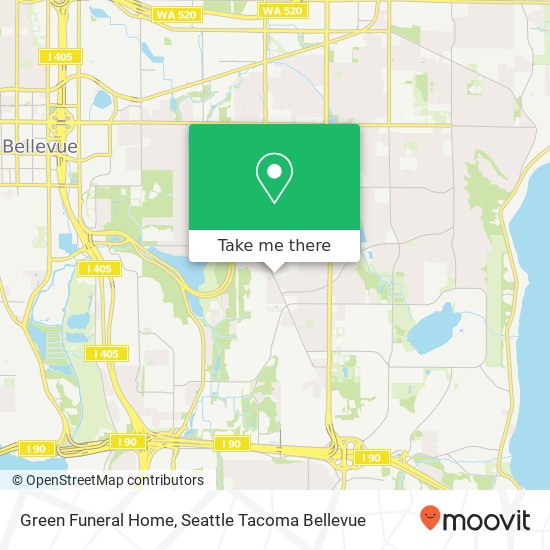 Green Funeral Home map