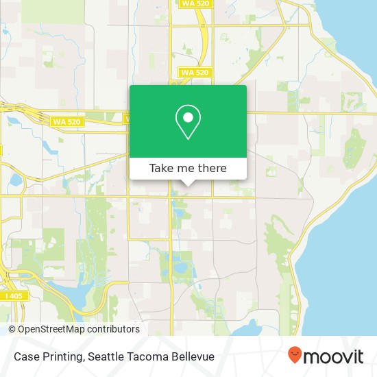 Case Printing map