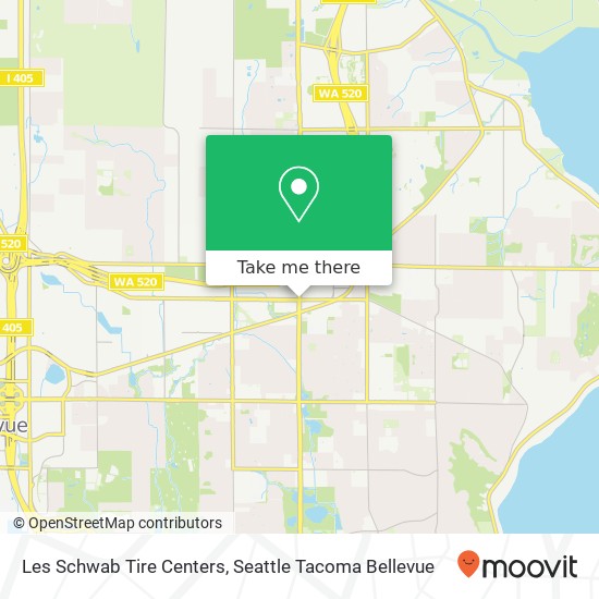 Les Schwab Tire Centers map