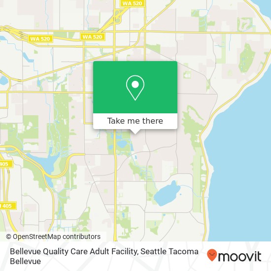 Bellevue Quality Care Adult Facility map